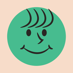 emoticon with happy face smile