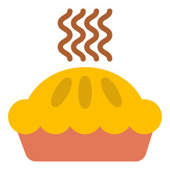 pie icon flat style