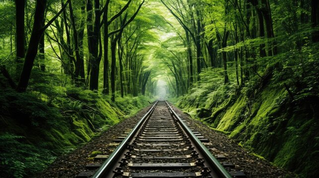 Railway In The Forest