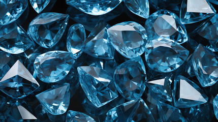 Top view of zircon background and texture.