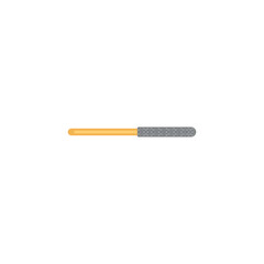 Dental drill bit on white background