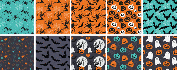 Halloween pattern set