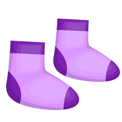 Purple Baby Boots