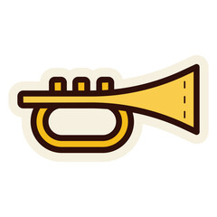 trumpet sticker