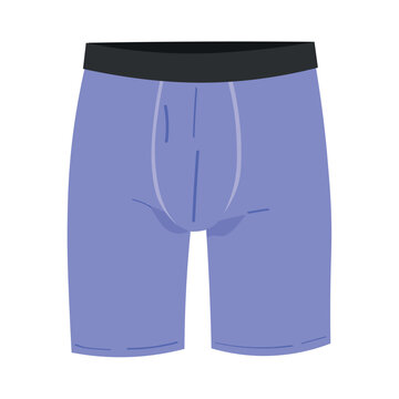 Lilac midway briefs on white background