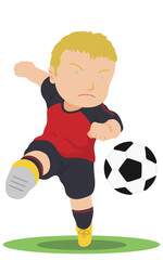 シュート　サッカー