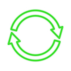 Obraz premium Arrow Neon Lights