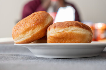 Nigerian Tasty buns doughnut on display ready to eat
