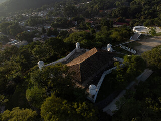 Amanecer en el Fuerte San Cristobal en Gracias, Lempiras Honduras