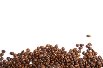 Coffee Beans Isolated On White Background