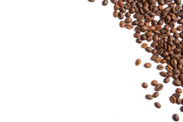 Coffee Beans Isolated On White Background