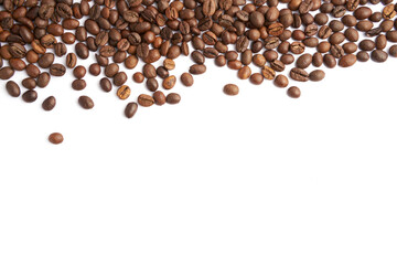 Coffee Beans Isolated On White Background