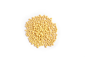 Soybean Isolated On White Background