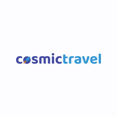 Travel logo with letter O shaped planet with rocket. Suitable for travel and transportation businesses.