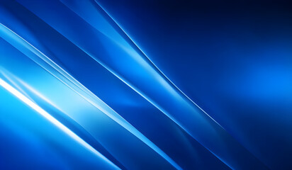 Blue smooth abstract background with shining light