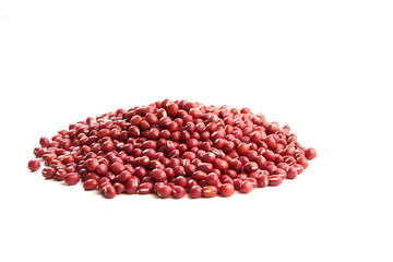 Red beans Isolated On White Background