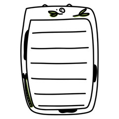 Cute animal cartoon sticky note