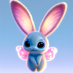 Fototapeta premium butterfly-rabbit