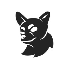 chihuahua logo template Isolated. Brand Identity. Icon Abstract Vector graphic