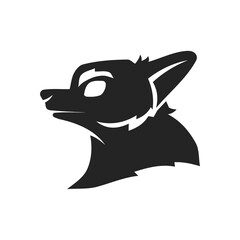 chihuahua logo template Isolated. Brand Identity. Icon Abstract Vector graphic