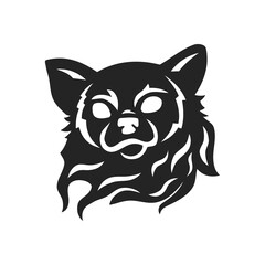 chihuahua logo template Isolated. Brand Identity. Icon Abstract Vector graphic