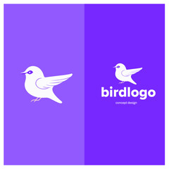Vector bird logo fly logo company pet shop logo modern logo vector logo template