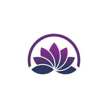 simple tulip flower design. vector logo
