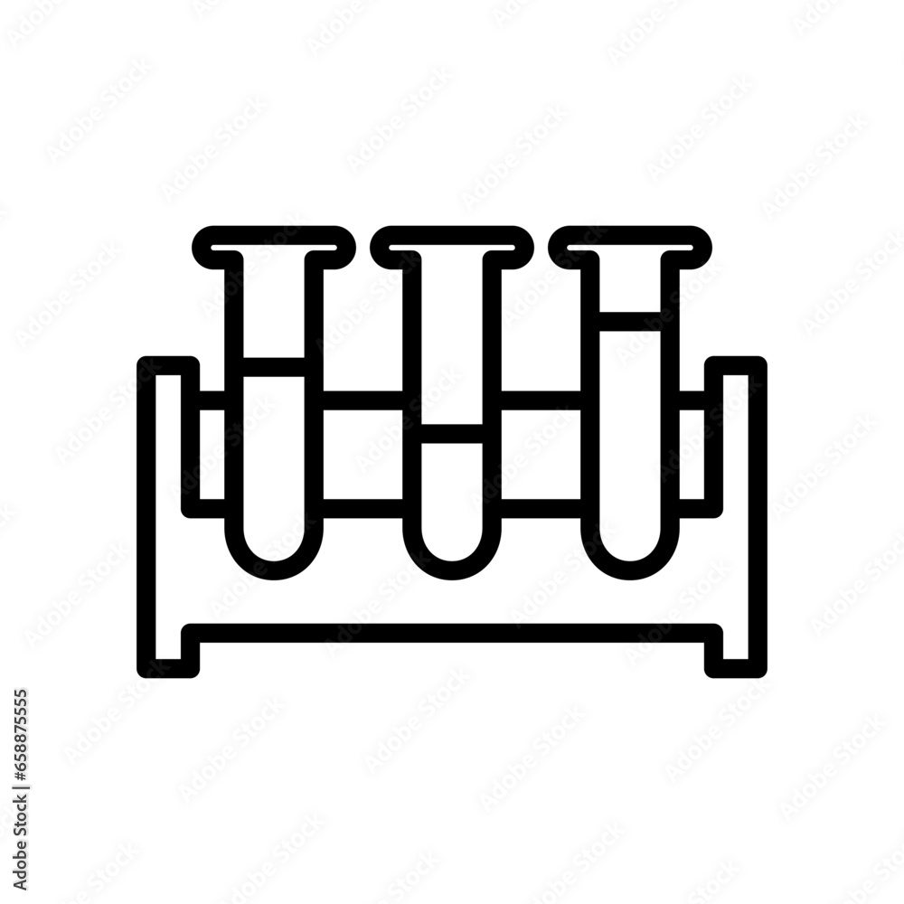 Canvas Prints lab chemical tube vector icon