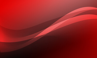 red lines curves waves smooth gradient abstract background