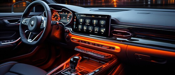 Automobile Interface Composition.