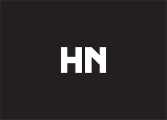 hn letter logo and monogram design