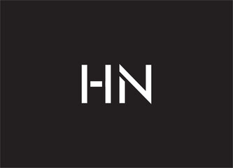 hn letter logo and monogram design