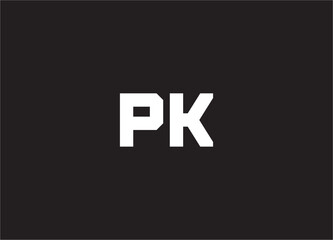 pk letter logo and monogram design