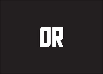 Obraz premium or letter logo and monogram design
