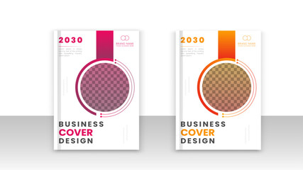Business vector mega set. Brochure template layout, Book cover design