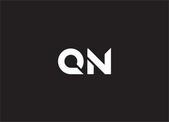 qn letter logo and monogram design