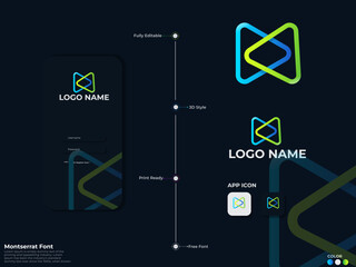 M logo design. Music M. Business. M letter. Script. Font. Colorful design. Premium. Finance. Lettering design. Creative. Abstract