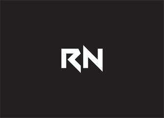 rn letter logo and monogram design