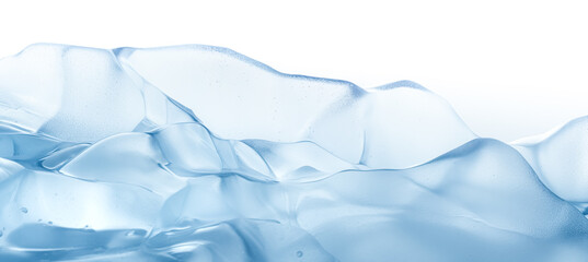 Obraz premium Closeup ice stone platform texture background.For design product display.transparent crystal pattern