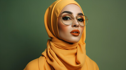 portrait of muslim woman 