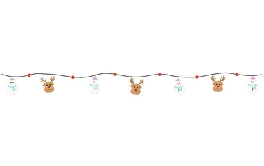 Christmas border decorations