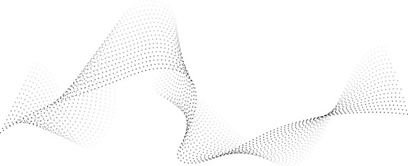 Wavy 3d dotted effect © vintagio