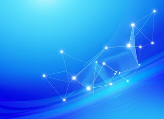 Blue background technology, hacker technology cyber background, programming technology concept background