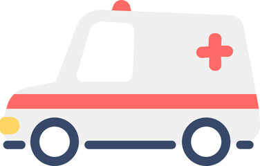 Ambulance kid illustration © vintagio