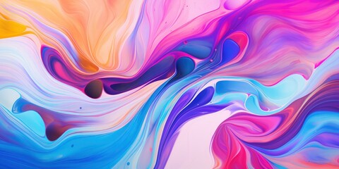 Fototapeta na wymiar a colorful swirls of paint