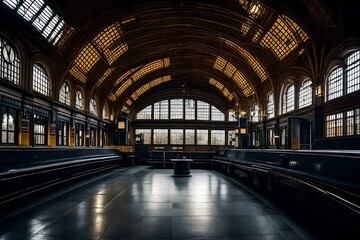 interior of the station