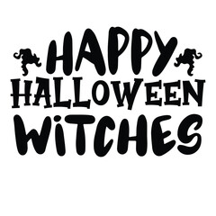 Happy Halloween witches, Halloween Svg