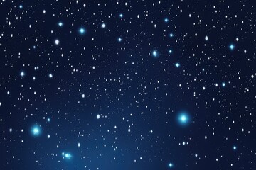 Obraz premium sky stars starry night blue starlight shine in dark space universe background twinkling and blinking