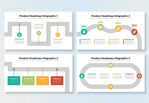 Product Roadmap Infographic Design