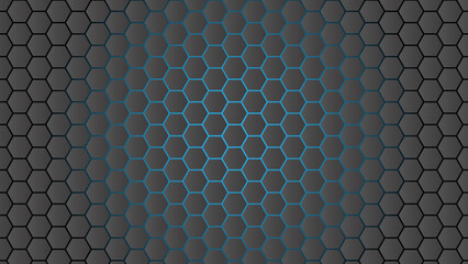 lighting background and light black hexagon pattern